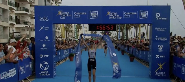 Lisa Tertsch surprises favorites with impressive victory Europe Triathlon Cup Quarteira