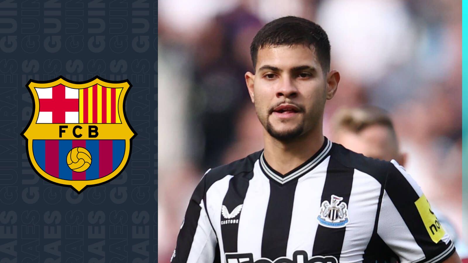 Newcastle United midfielder Bruno Guimaraes reportedly has a Barcelona clause in his new contract.