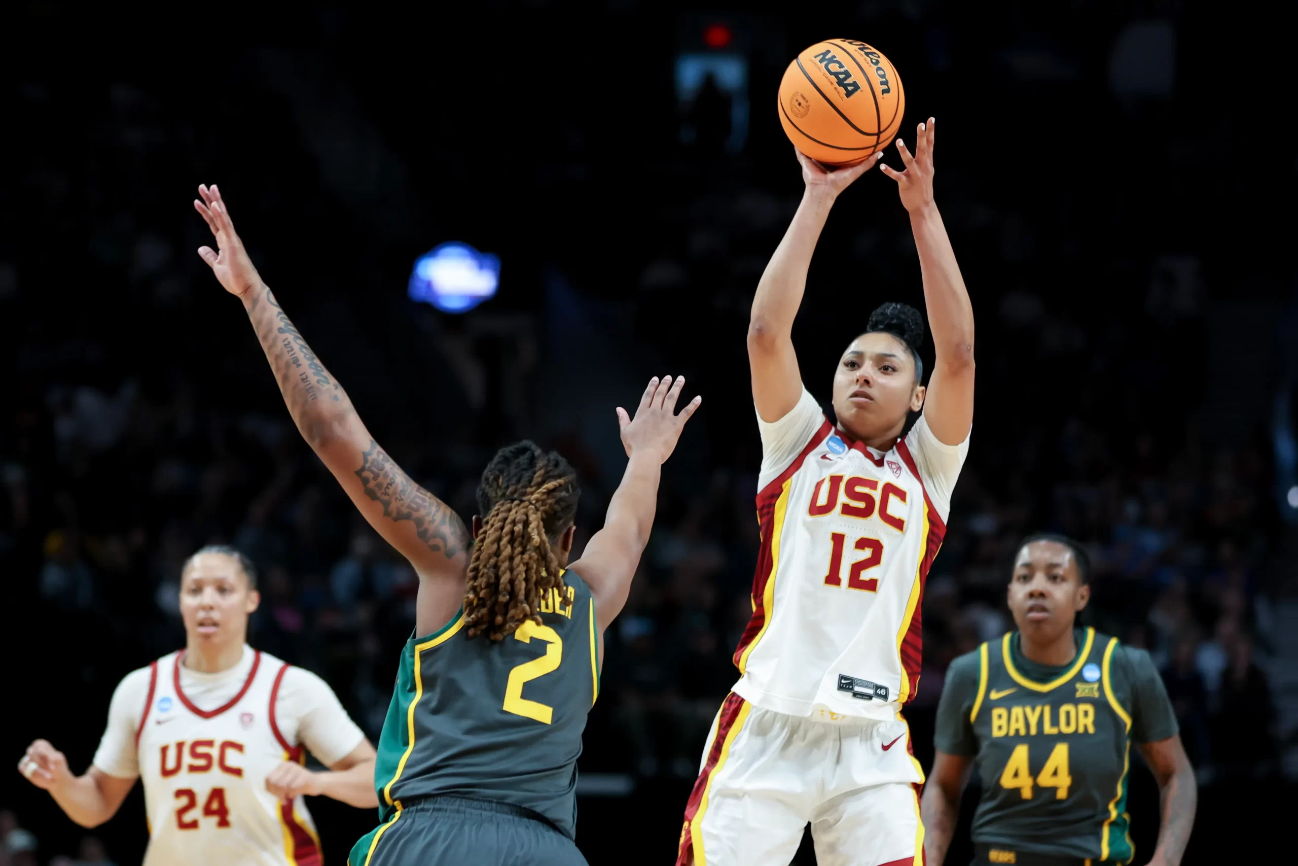 JuJu Watkins Leads USC to Elite Eight Victory Over Baylor in Women's ...