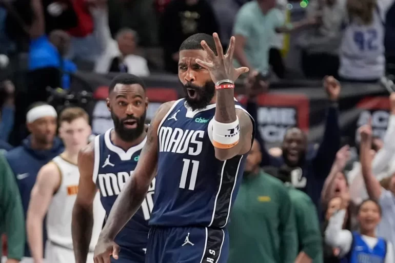 Kyrie Irving's Amazing Left-Handed Shot Wins Game for Mavericks against Nuggets