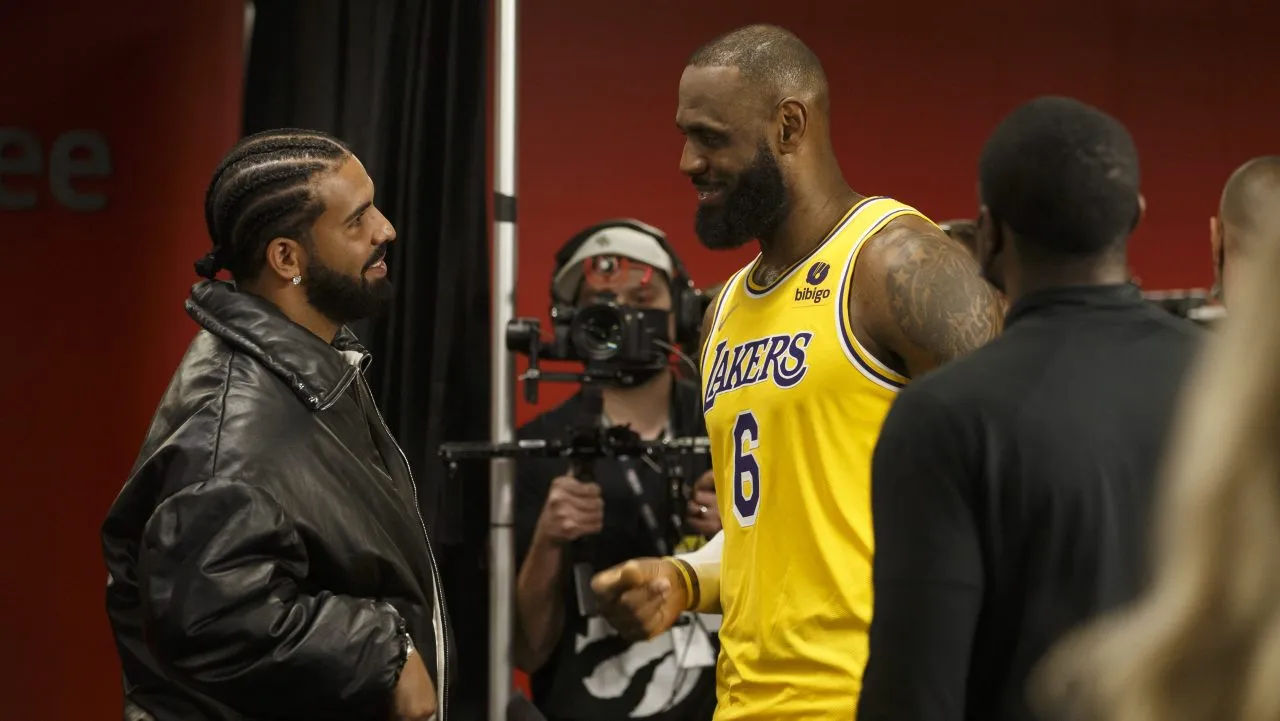 LeBron James and Drake