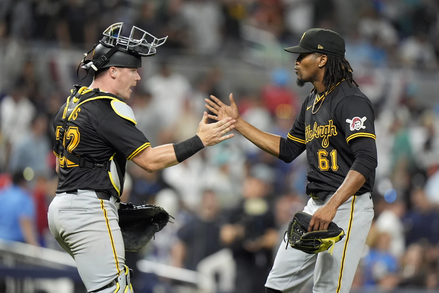 Triolo delivers an RBI single in the 12th inning, Pittsburgh's bullpen excels as Pittsburgh Pirates edge out Marlins 6-5