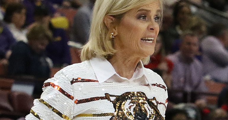 Report: LSU’s Kim Mulkey Criticized Angel Reese’s Social Media, Talked GPA in Emails