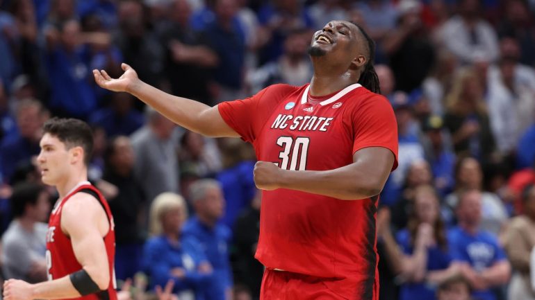 In dominating Duke, DJ Burns Jr. finds March Madness stardom during NC State’s unlikely Final Four run