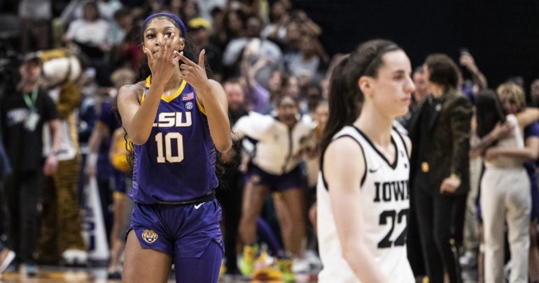 LSU’s Angel Reese Says ‘Me and Caitlin Clark Don’t Hate Each Other’ Before Iowa Game