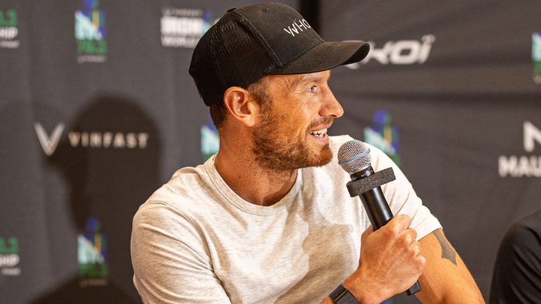 Lionel Sanders says he is committed to the process after IRONMAN 70.3 Oceanside victory