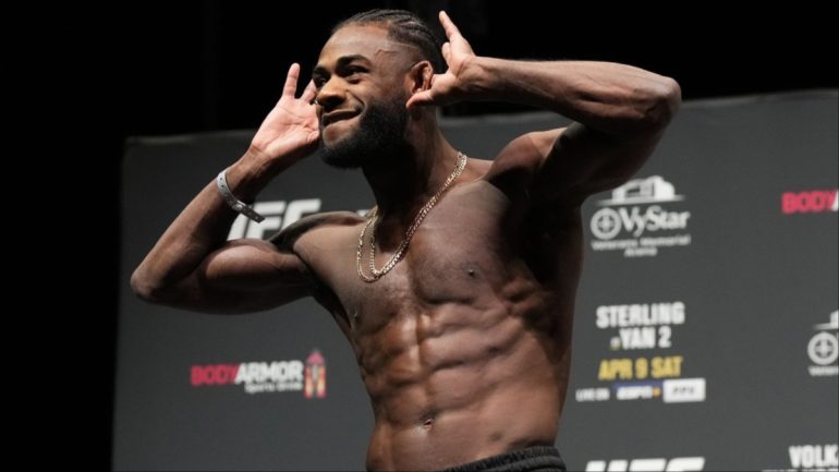 Aljamain Sterling believes he can “skip the line” to get featherweight title shot with a win over Calvin Kattar at UFC 300