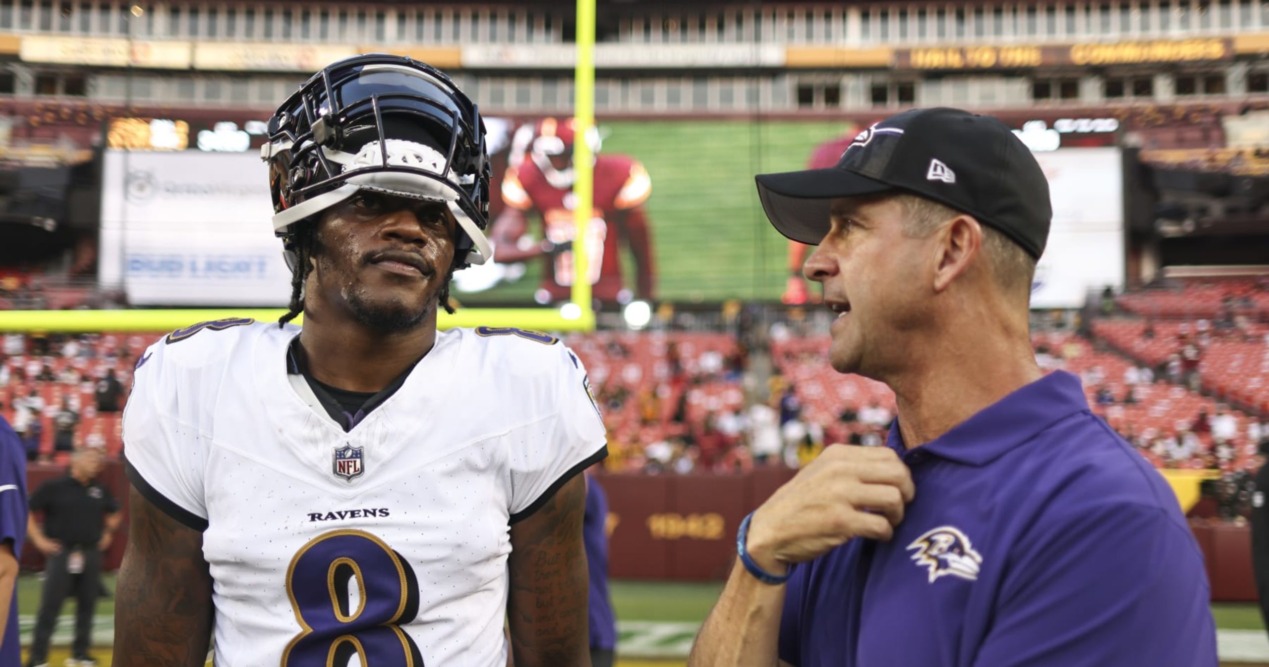 Ravens’ John Harbaugh Has Lamar Jackson Scouting OL Prospects Ahead of 2024 NFL Draft