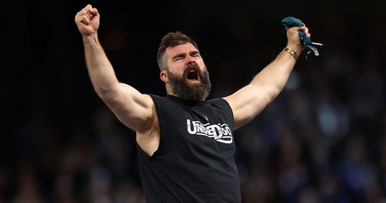 Jason Kelce Reveals Backstage Scoop on WWE WrestleMania 40 Role and Meeting The Rock