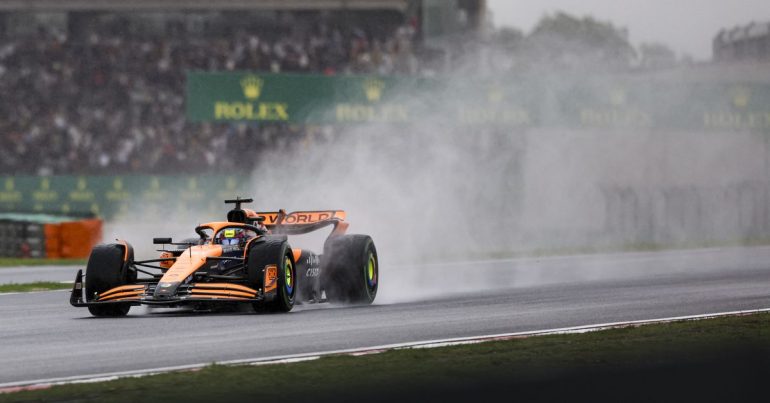 Lando Norris conquers the rain in sprint qualifying for F1 Chinese Grand Prix