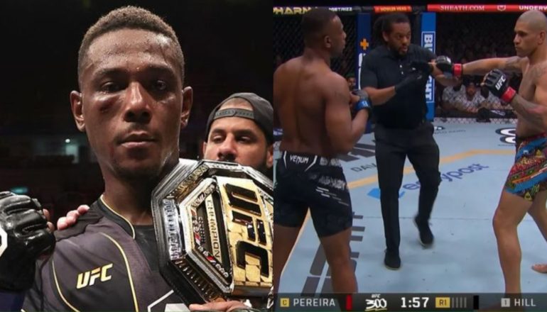 Jamahal Hill makes first public remarks on referee Herb Dean’s non-stoppage at UFC 300