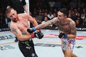 Justin Gaethje has no regrets over trading with Max Holloway in final seconds of UFC 300 bout: “There was no other option”