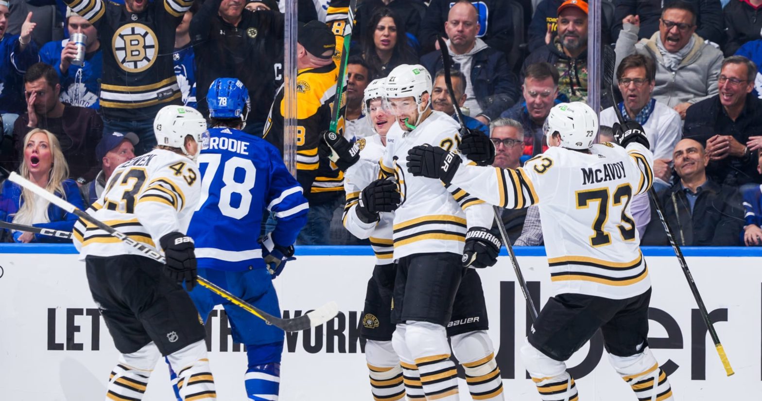 NHL Fans Cheer as Brad Marchand and Bruins Go Up 3-1 Against Maple Leafs -  Sports Al Dente
