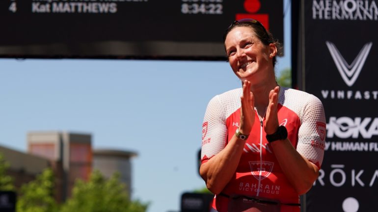 Kat Matthews “proud” to be back on track with IRONMAN Texas win after early season setbacks
