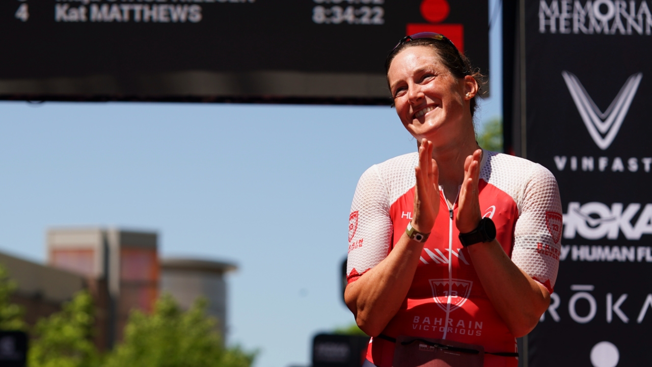 Kat Matthews “proud” to be back on track with IRONMAN Texas win after early season setbacks