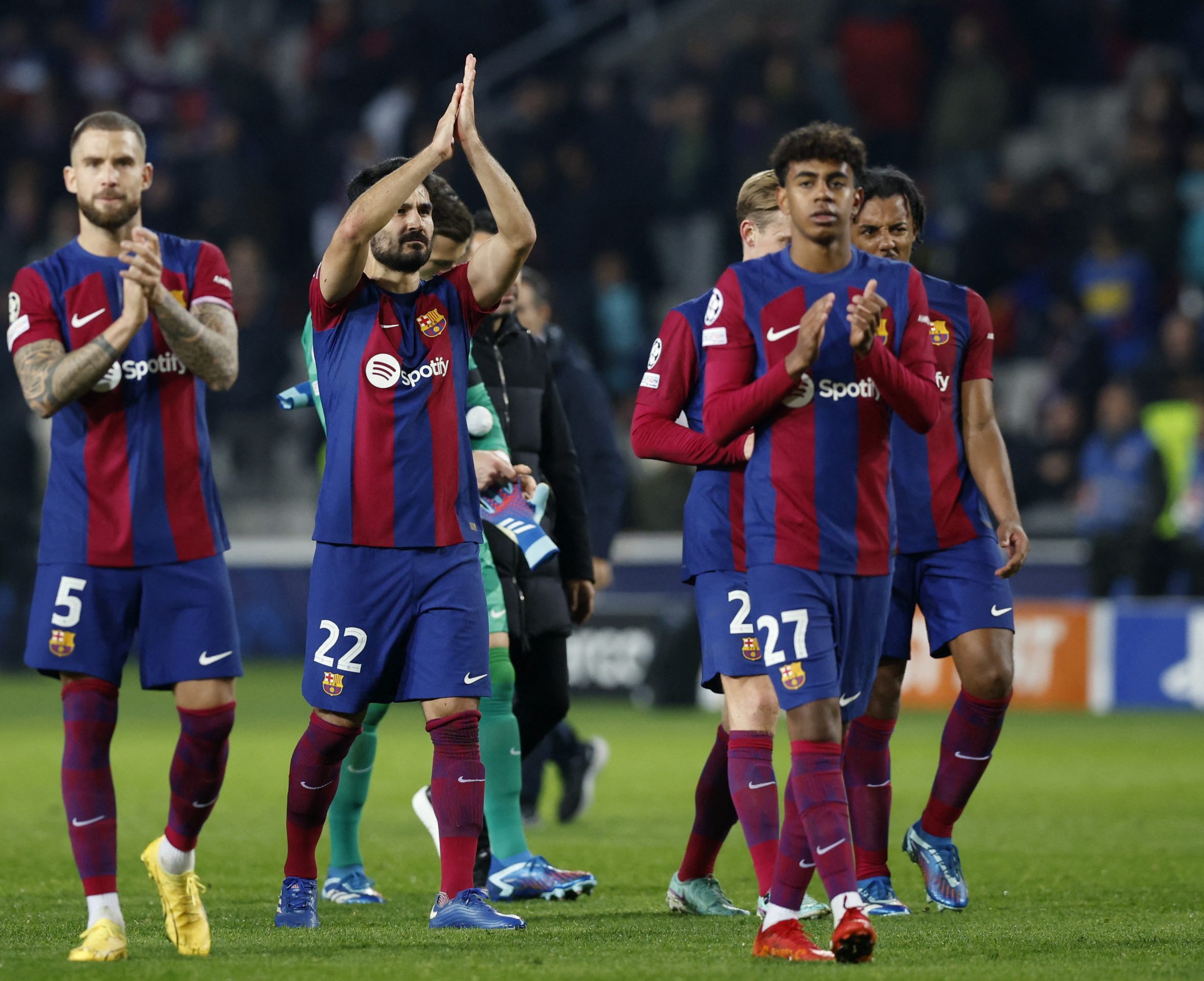 Barca players