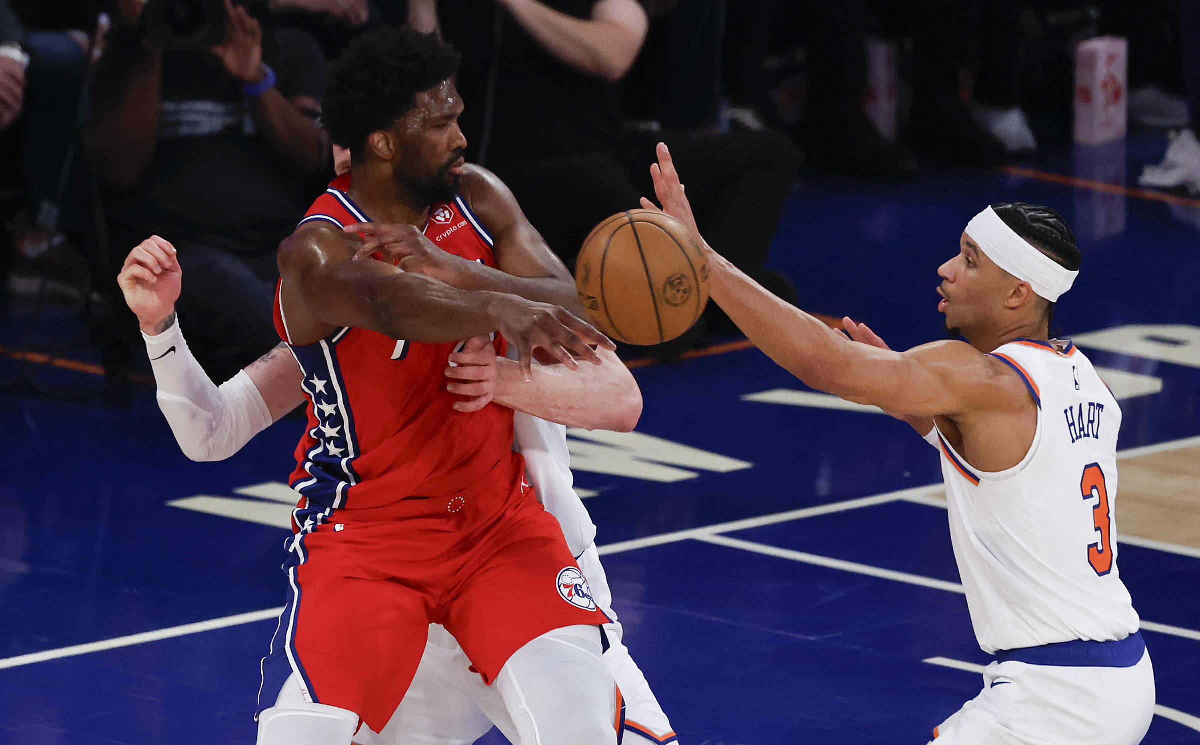 Knicks Win Game 1, Sixers Relieved as Embiid Avoids Serious Injury