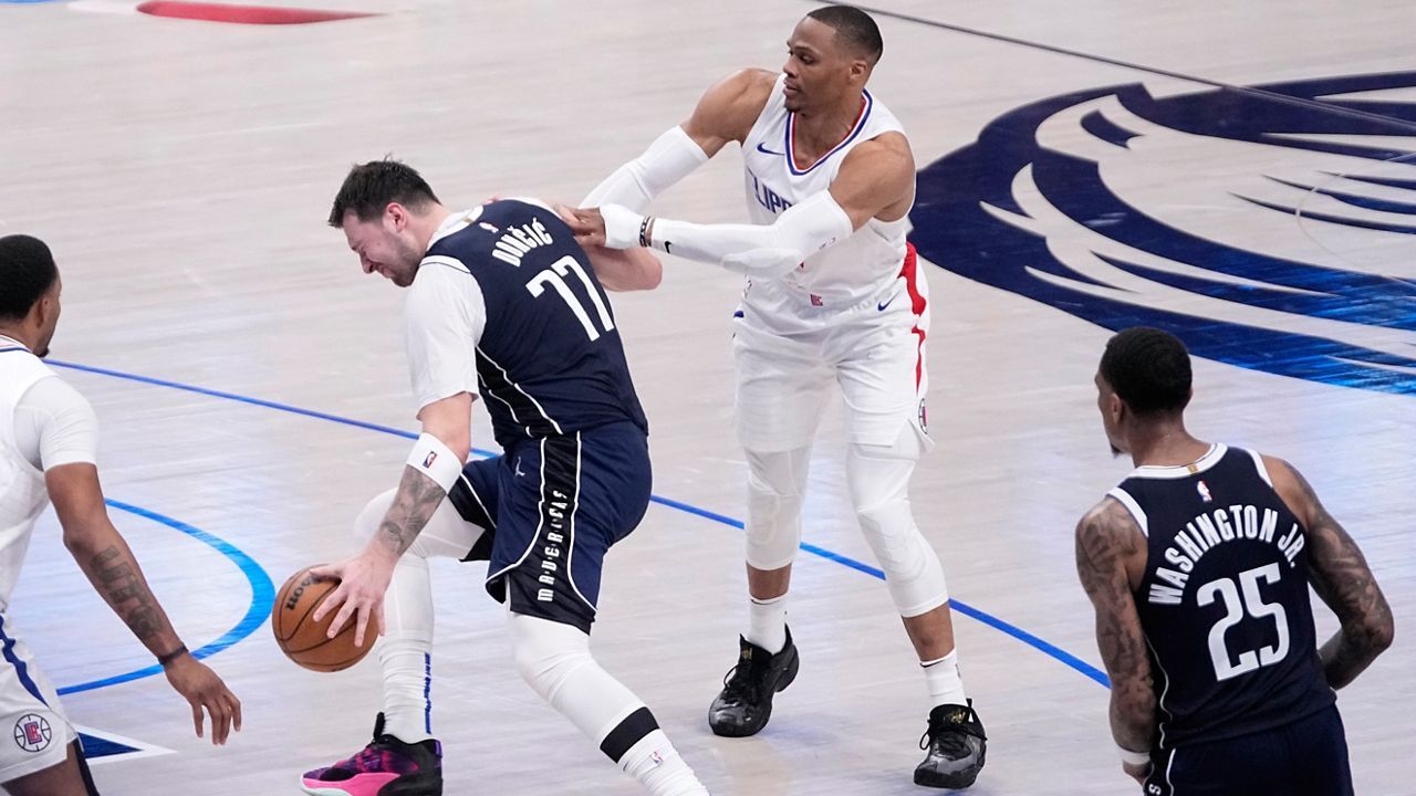 Russell Westbrook kicked out as Clippers lose to Mavericks 101-90
