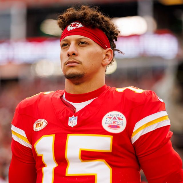 Patrick Mahomes during the match