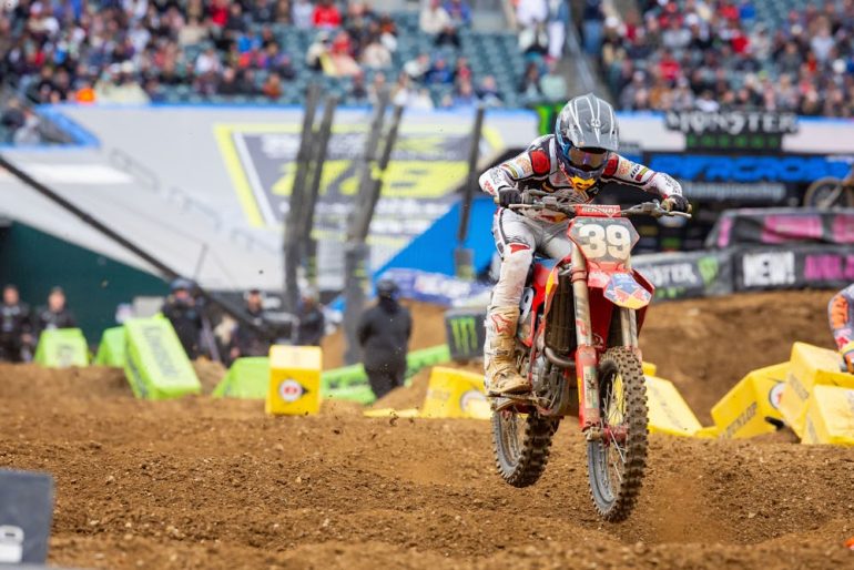 Pierce Brown Moved from 14th to 17th in Updated Philadelphia SX Results
