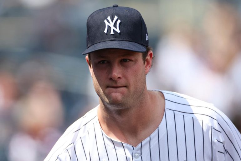 Yankees pitcher Gerrit Cole throws off mound for first time since spring training shutdown