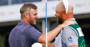 Taylor Pendrith earns beer bath from fellow Canadian PGA Tour pro at Byron Nelson