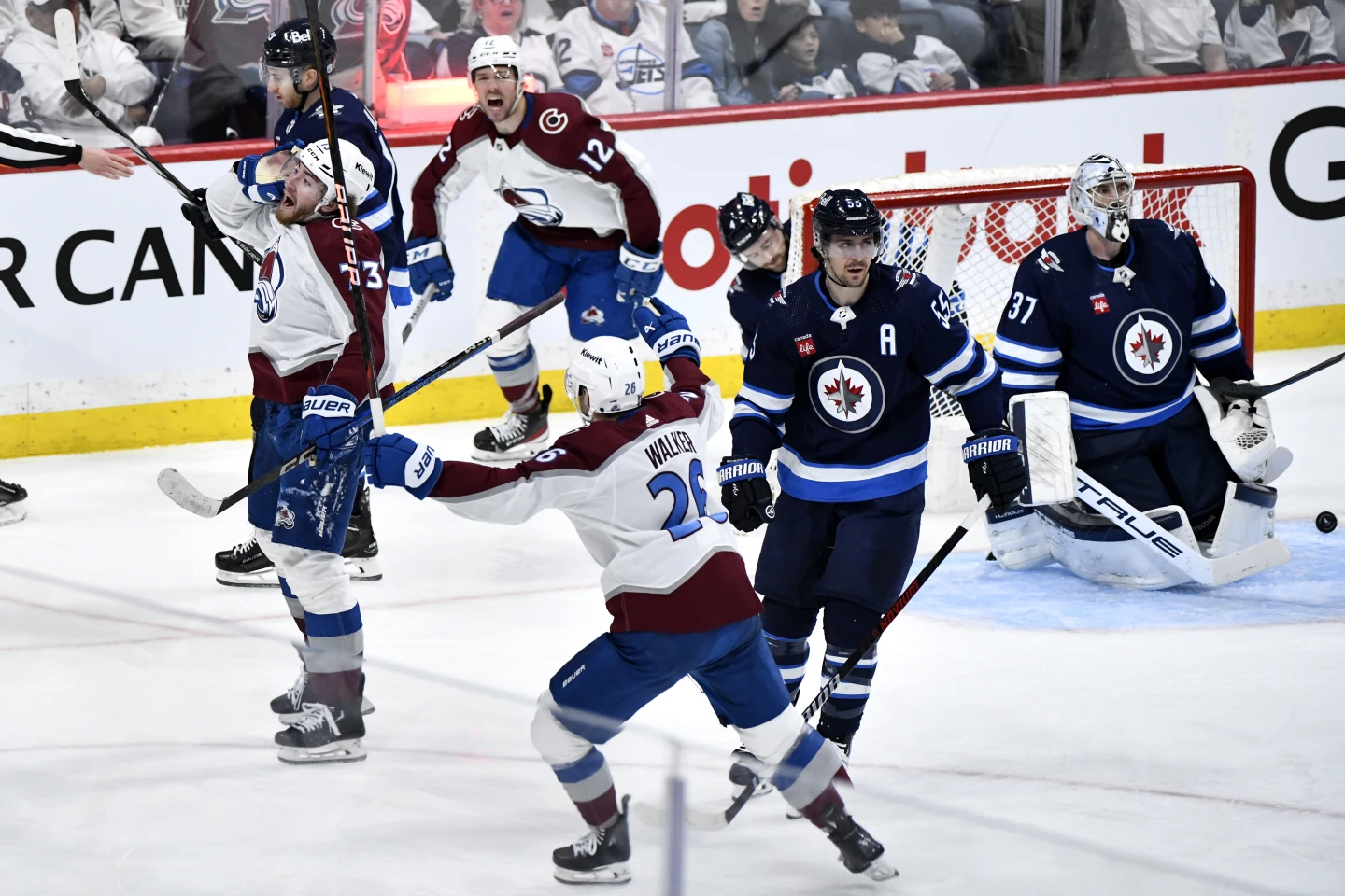 Rantanen nets two goals in the third period, propelling the Colorado ...