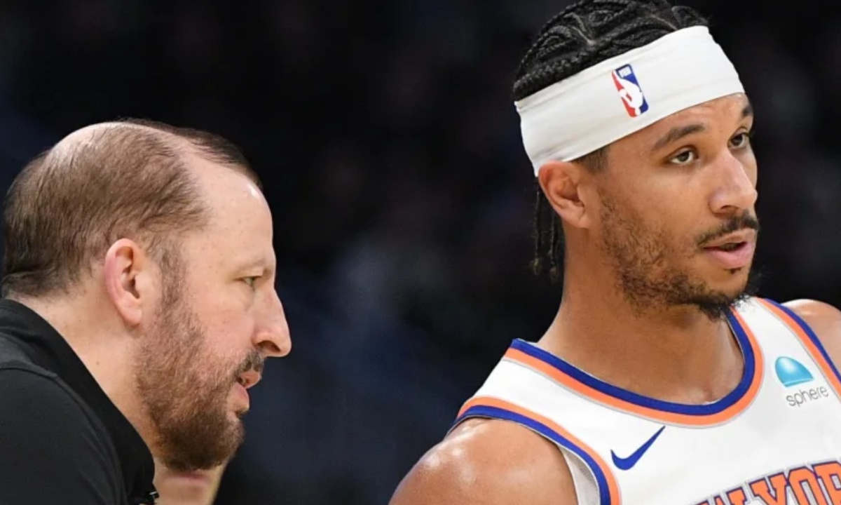 Knicks' key player Josh Hart benched for first time in series.