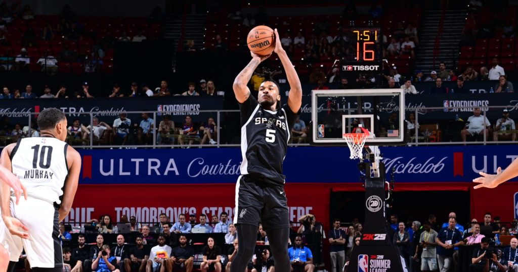 Spurs’ Stephon Castle, No. 4 Draft Pick, Out for NBA Summer League with Wrist Injury