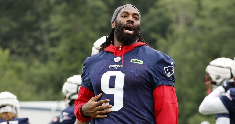 Video: Patriots’ Matthew Judon, Jerod Mayo Appear to Exchange Words at Practice