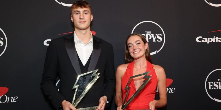 Cooper Flagg and Sadie Engelhardt Shine as 2023-24 Gatorade Players of the Year at ESPYs