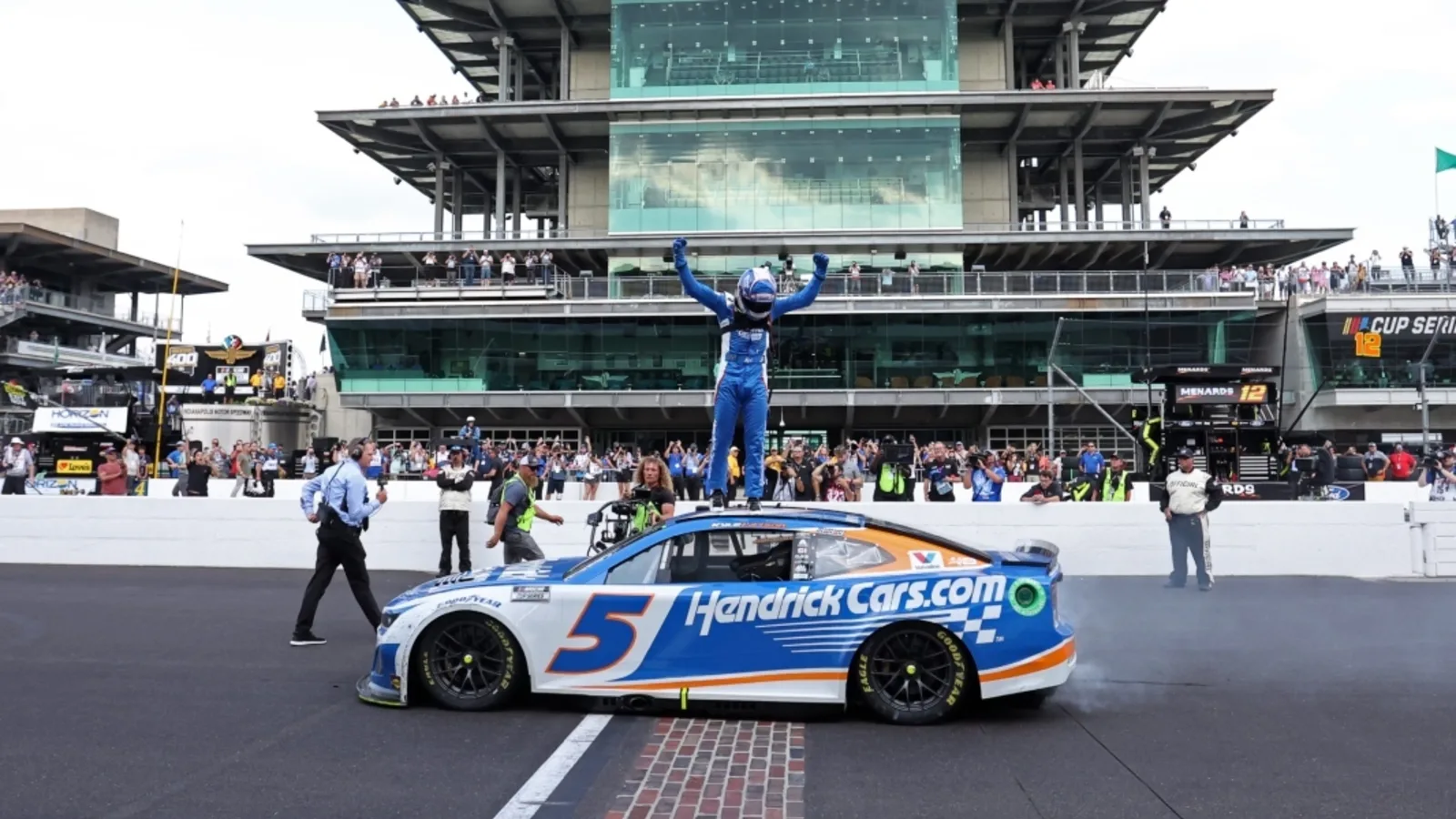 Kyle Larson Wins Brickyard 400, Teases IndyCar Return and Indy 500 ...