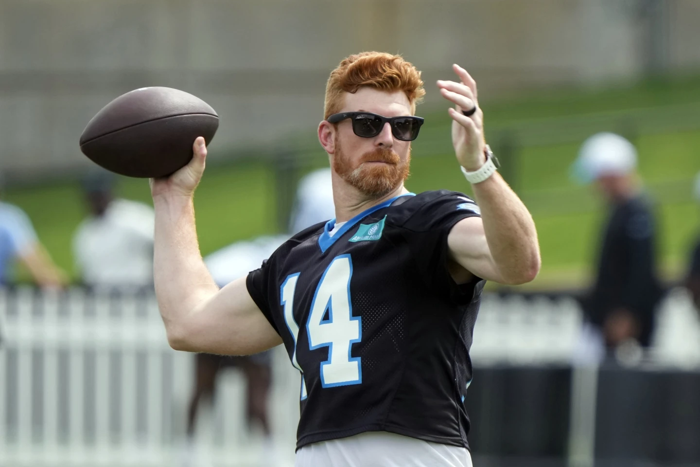 The Carolina Panthers are dealing with injuries to their top two draft