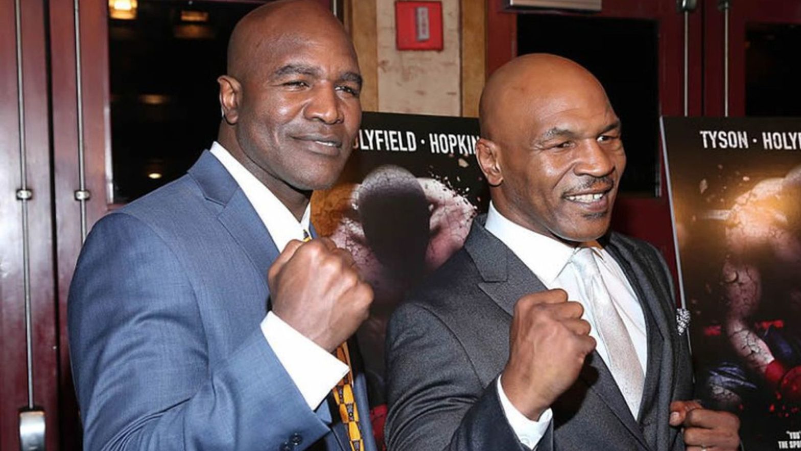 Mike Tyson and Evander Holyfield