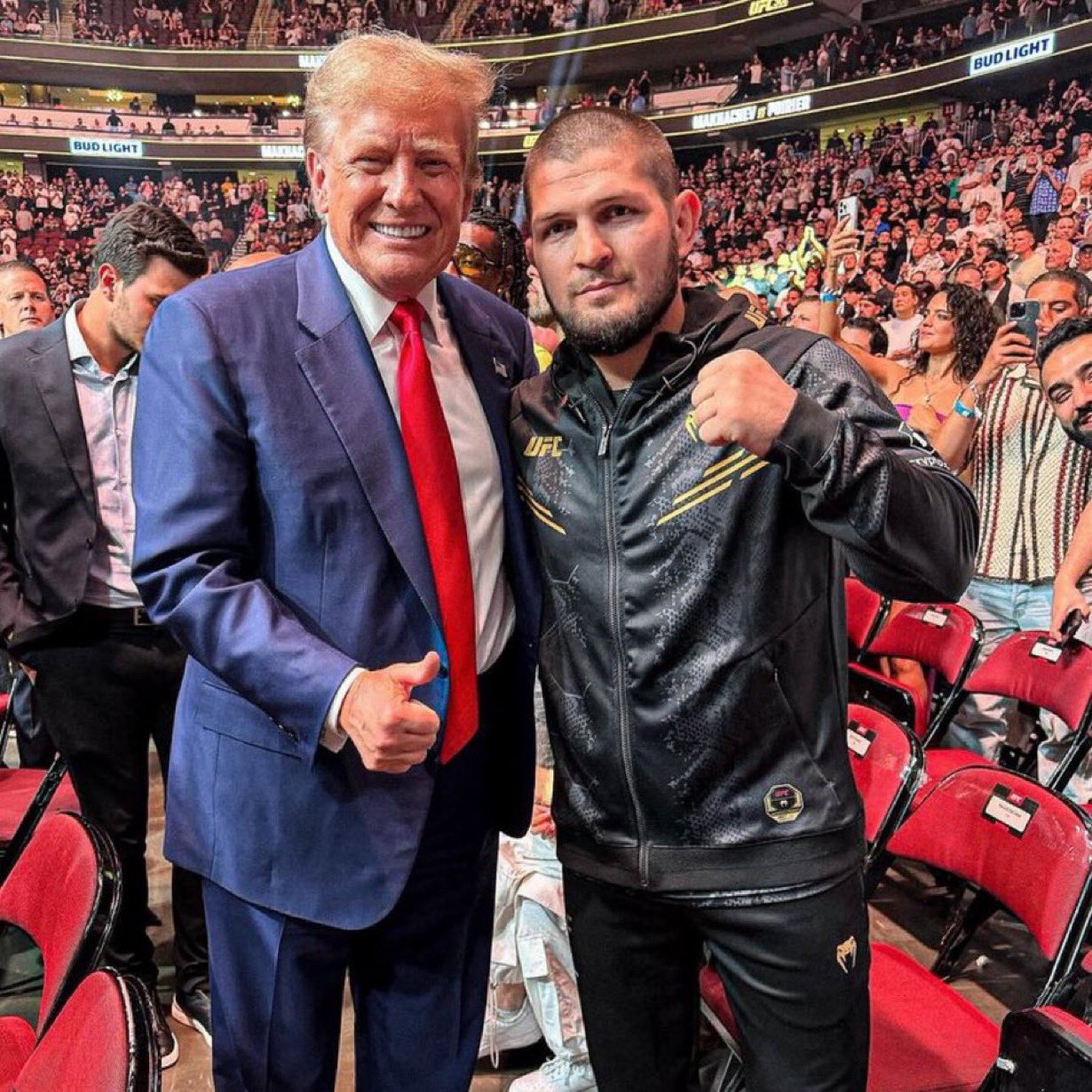 Trump and Khabib Nurmagomedov