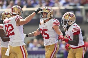 49ers' Offense Faces Major Hurdles with Injuries to Kittle, McCaffrey, and Samuel