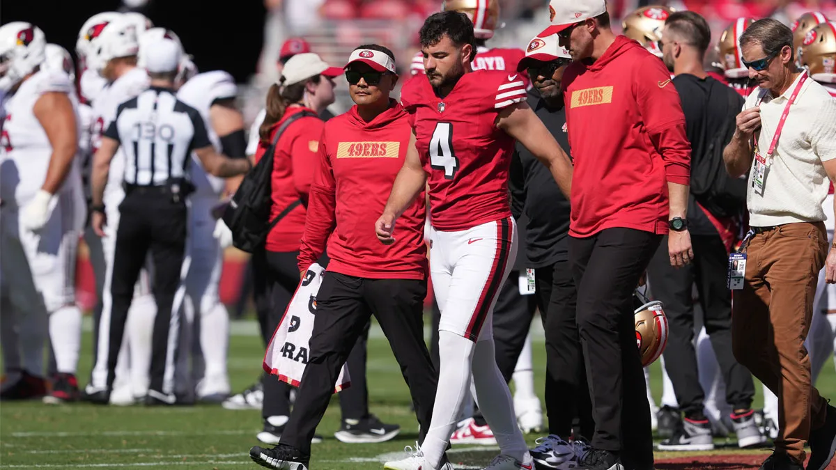 49ers Suffer Crushing 24-23 Loss to Cardinals After Kicker Jake Moody's Injury, Red Zone Struggles Continue