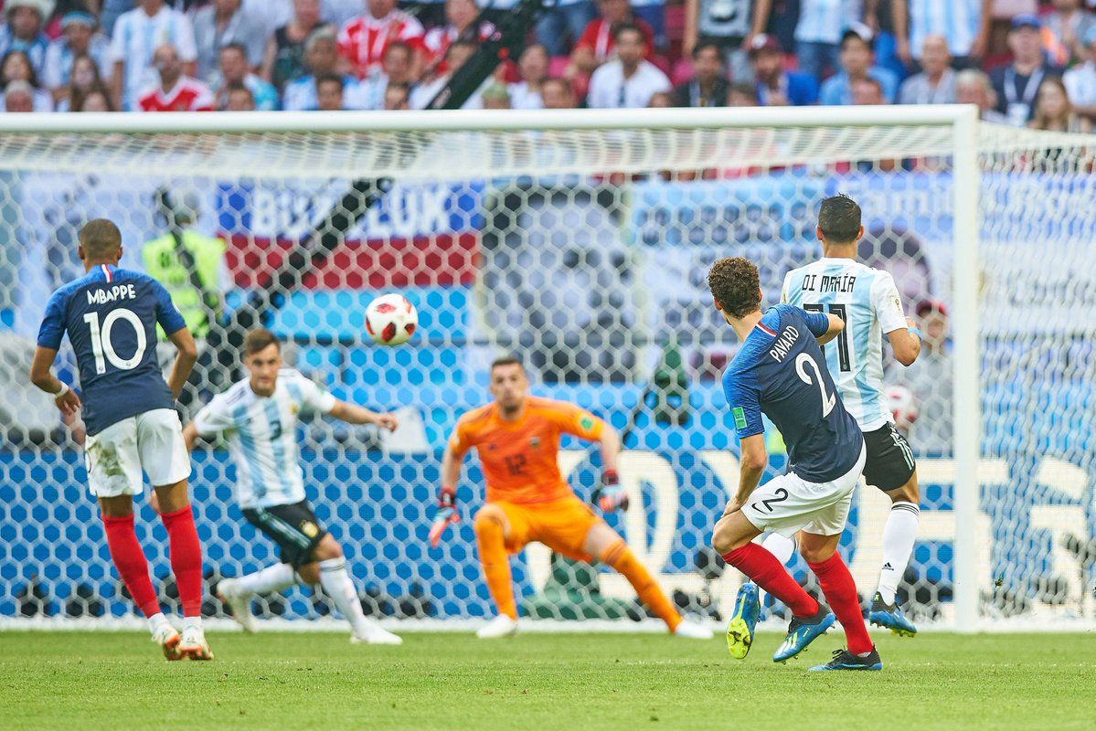 Benjamin Pavard: France v Argentina (2018)