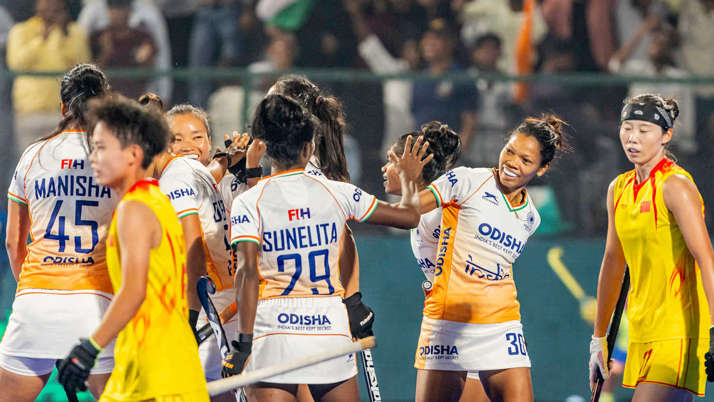 India Dominates China 3-0 in Women's Asian Champions Trophy to Top Tournament Standings