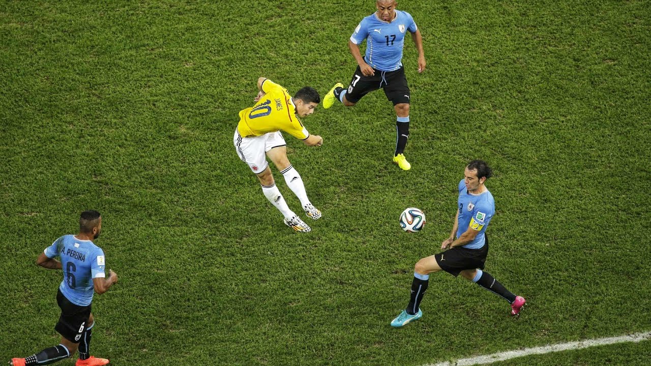 James Rodriguez: Colombia v Uruguay (2014)