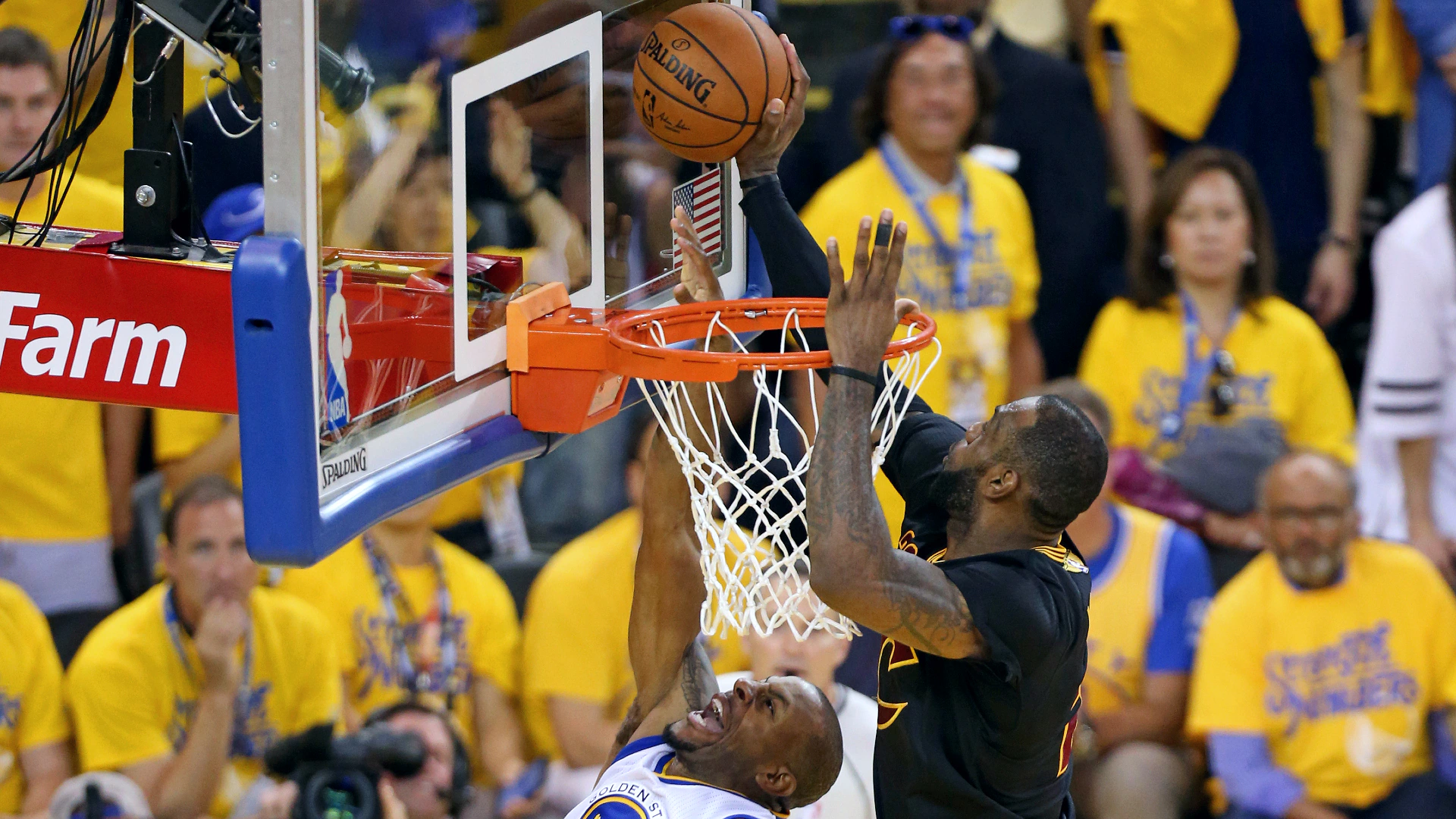 LeBron James’ Block on Andre Iguodala (2016)