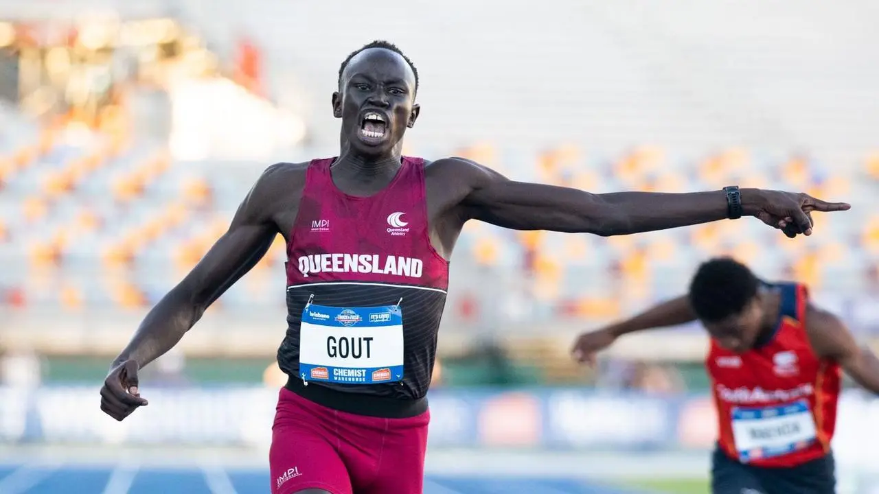 Teen Sprinter Gout Shatters Records, Breaking Usain Bolt’s 200m Mark at Queensland Championship