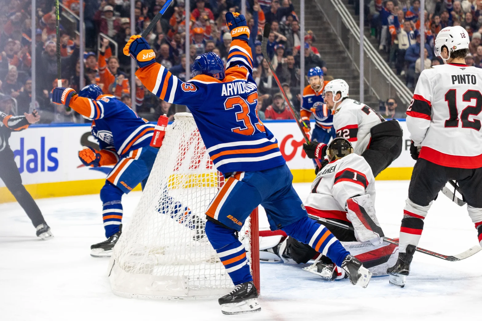 Edmonton Oilers Beat Senators 3-1, Move to Second in Division Amid NHL Action Highlights