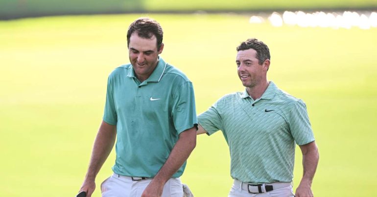 Golf Titans Compete in Las Vegas as Scheffler and McIlroy Face Koepka and DeChambeau