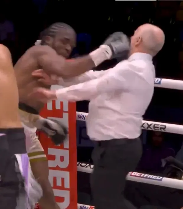 Heavyweight Fighter Accidentally Strikes Referee in Dramatic Conclusion to Title Eliminator Bout