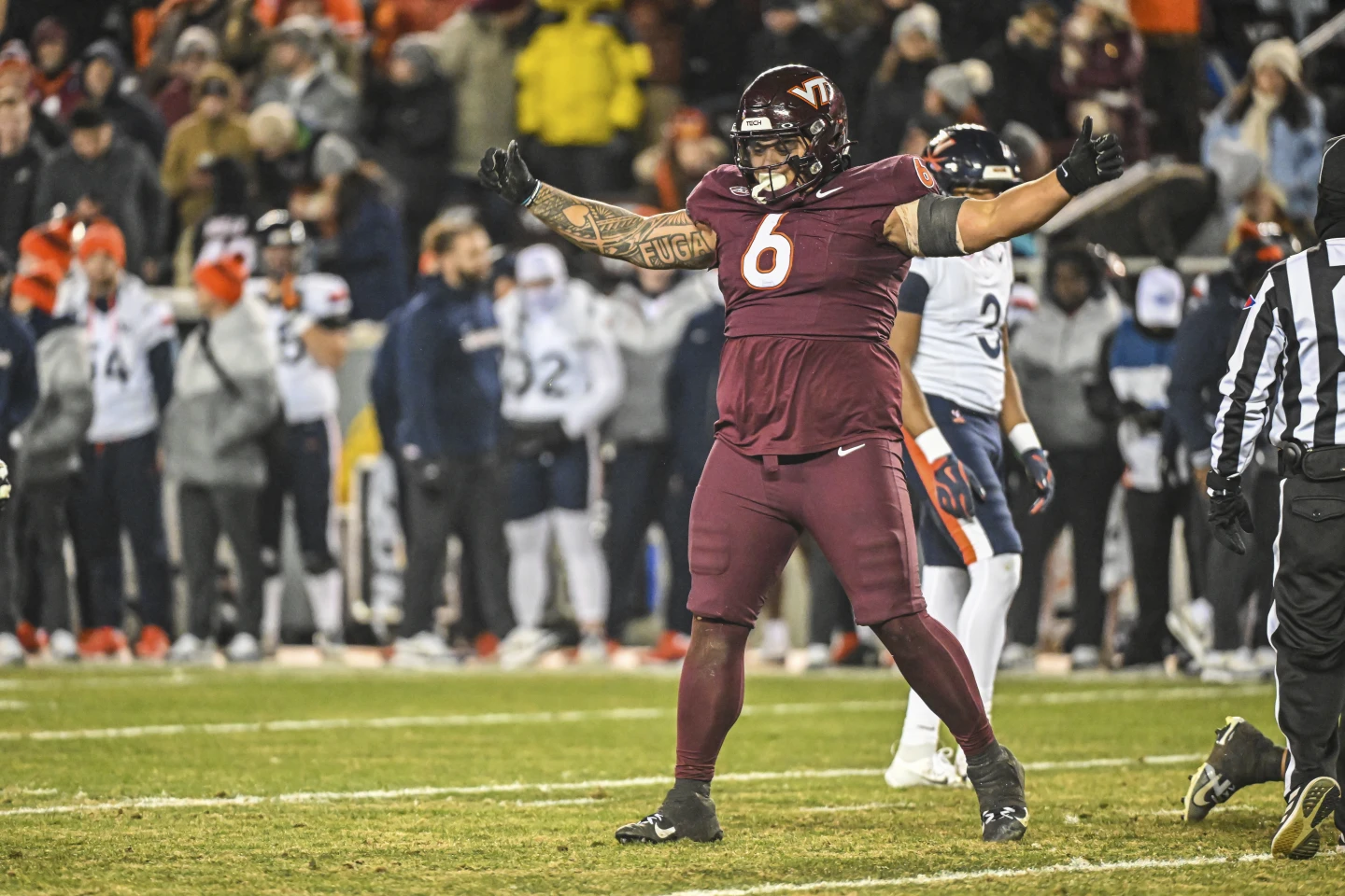 Pop Watson led Virginia Tech to a 3717 win over rival Virginia