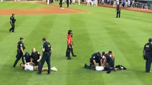 MLB Game Ends in Chaos as Climate Protesters and Fan Storm the Field During Congressional Baseball Game