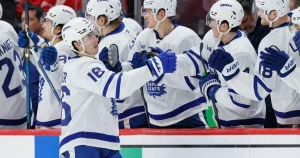 Maple Leafs Spoil McClellan’s Detroit Debut with 5-2 Victory Led by Marner’s Hat Trick