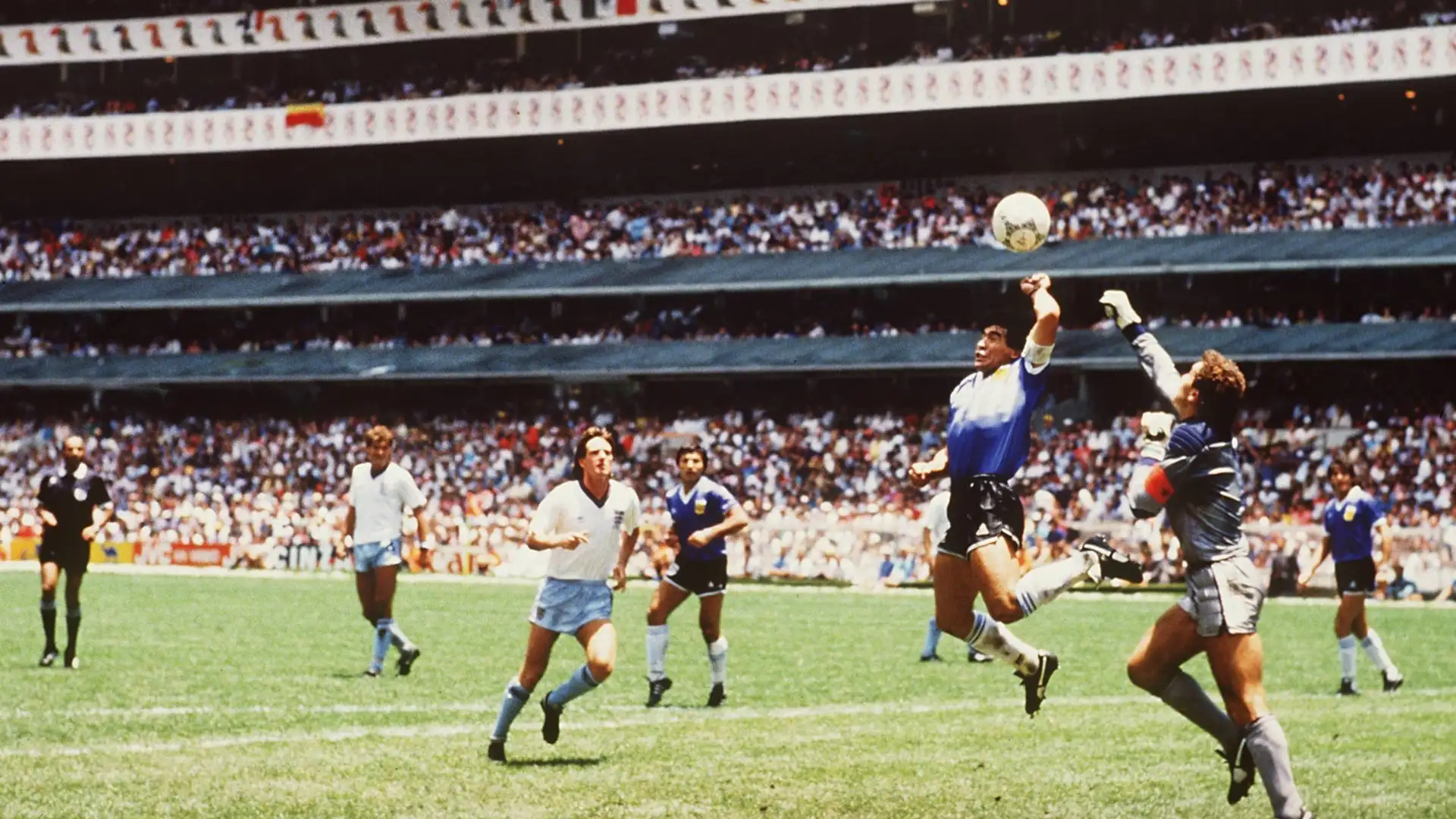 Maradona’s ‘Hand of God’ Against England (1986 World Cup)