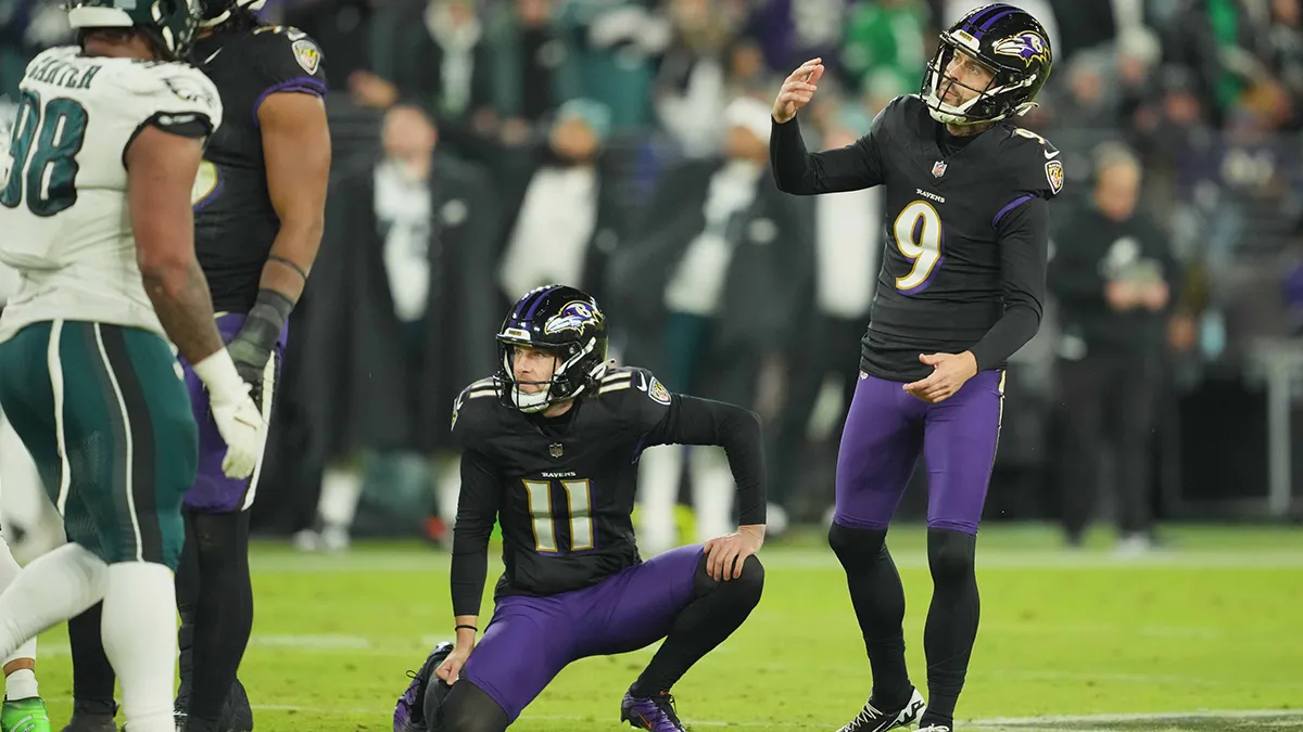 Ravens Support Justin Tucker Amid Struggles, Despite Rare Missed Kicks in Loss to Eagles